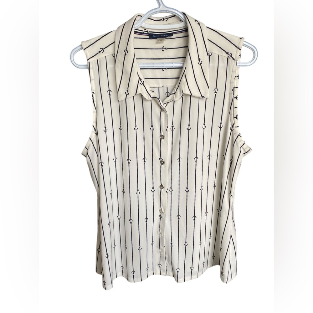 ⚓️ Tommy Hilfiger Sleeveless Anchor-Print